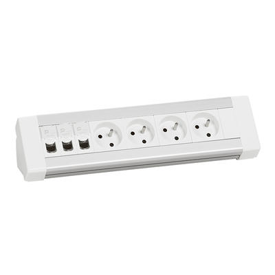 BLOC BUR 4PC FB+3RJ45 CAT6 FTP