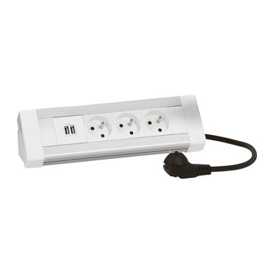 BLOC BUR 3PC FB+2USB+CORD