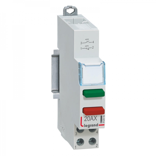 2 POUSS 1NO+1NF 20A 250V