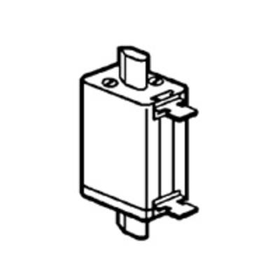 Cartouche ind à couteau - aM - taille 00 - avec voyant - 80 A