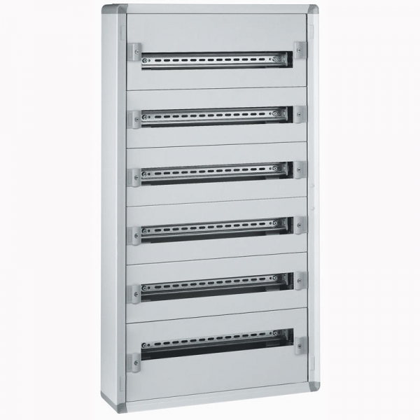 Coffret distribution métal XL³ 160 - tout modulaire - 6 rangées