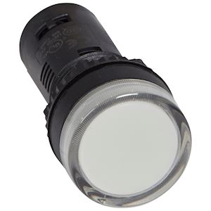 ACS VOYANT MONO LED 230V BLANC