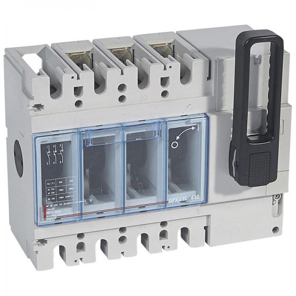 DPX IS 630 3P 400A CDE FRONT.