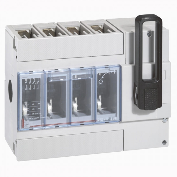 DPX IS 630 4P 400A CDE FRONT.