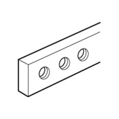 BARRE CUIVRE A TROUS12X4MM