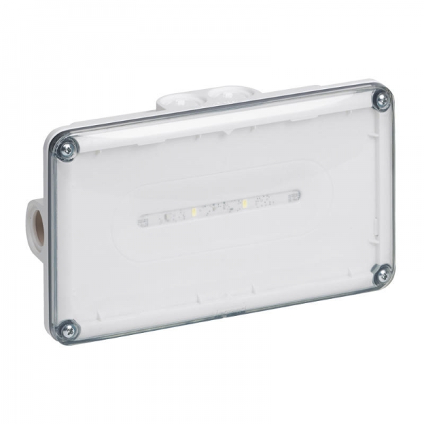 BAEH pour habitation ECO 2 à LEDs 8lm - 5h plastique IP66 - IK10