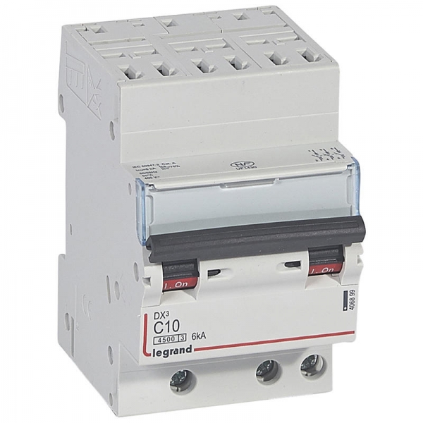DISJ 3P C10 4500A/6KA AUT DX3