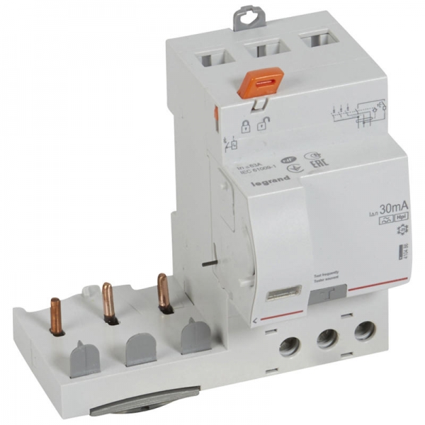 BLOC DIF DX3 3P 63A HPI 30MA