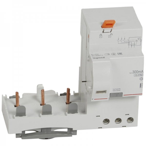 BLOC DIF DX3 3P 63A HPI 300MA