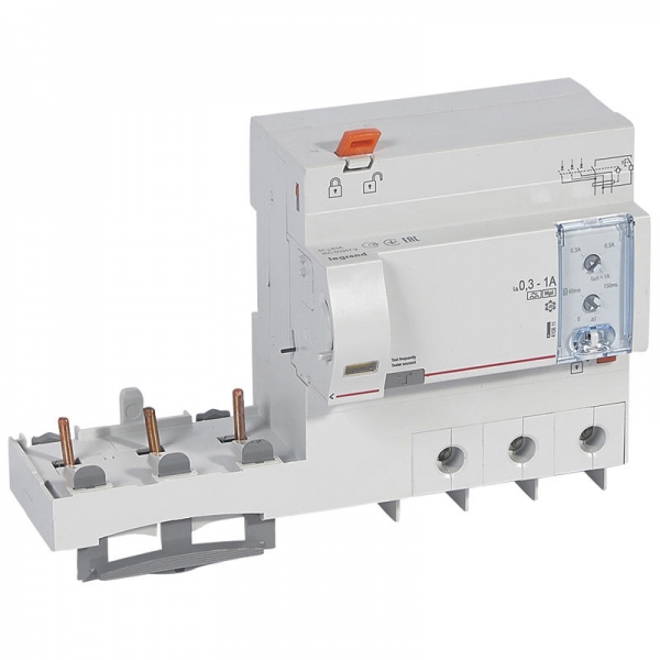 BLOC DIF DX3 3P 63A HPI REGLABLE