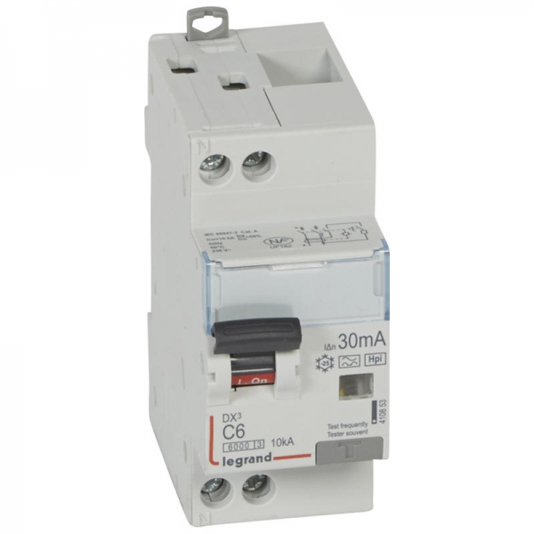 DISJ DIF 1PN C6 6000A/10K F 30mA