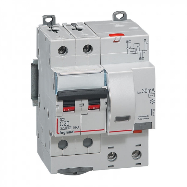 DISJ DIF 2P C20 6000A AC 30MA TGA