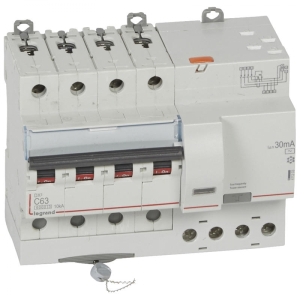 DISJ DIF 4P C63 6000A AC 30MA TGA