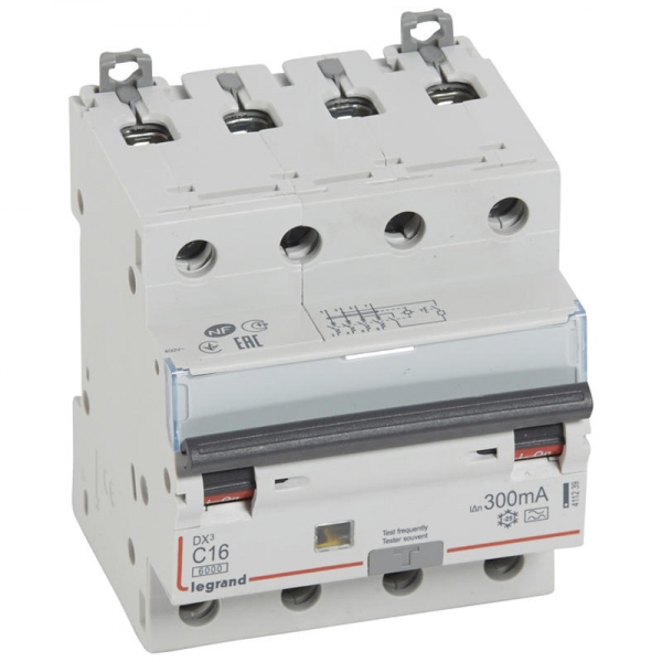 DISJ DIF 4P C16 6000A A 300MA 4M