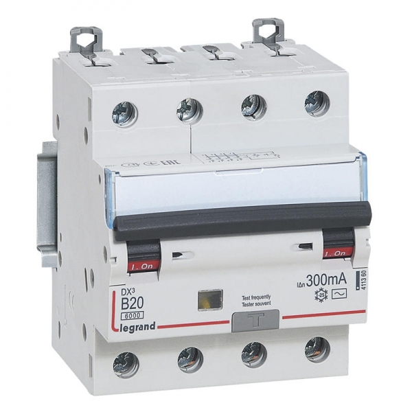 DISJ DIF 4P B20 6000A AC 300MA 4M