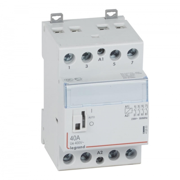 CONT INST 230V 4F 40A MANETTE