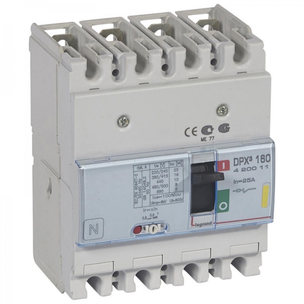 DPX3 160 MT 4P 25A 16KA