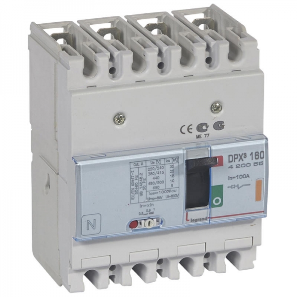 DPX3 160 MT 4P 100A 25KA