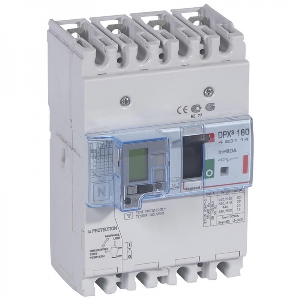 DPX3 160 MT+DIFF 4P 80A 36KA
