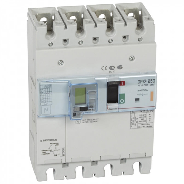 DPX3 250ELE + DIFF4P 250A 25KA