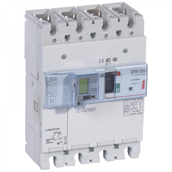 DPX3 250ELE+MES+DIFF 4P 250A