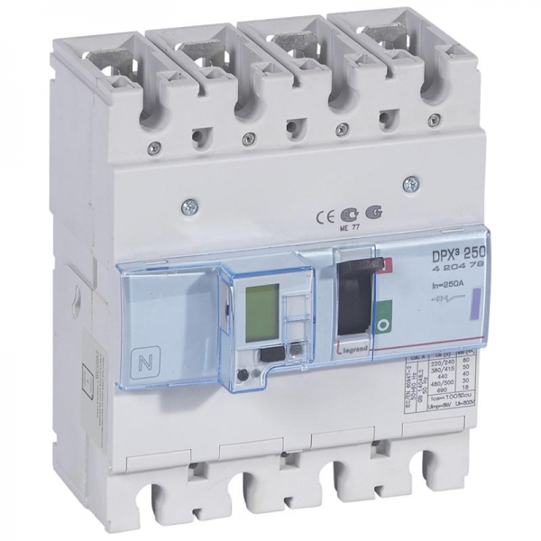 DPX3 250ELE+ MES 4P 250A 50KA