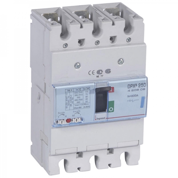DPX3 250MT 3P 200A 70KA