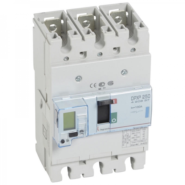 DPX3 250ELE3P 100A 70KA