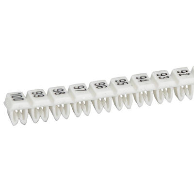 Repère CAB 3 pour filerie 1,5 à 2,5 mm² - noir/fond blanc - nomb