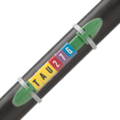 Repère Duplix - code couleur international - chiffre 4 - jaune