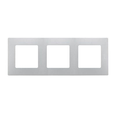 PLAQUE ARGENT 3 P ENTRAXE 71MM