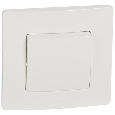 Poussoir Niloé - simple - 6 A - 250 V - Pur