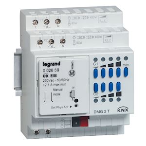 KNX DIN DIMMER RLC 2 OUTPUTS