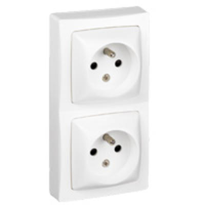 2X2P+T F/B HORIZONTAL BLANC