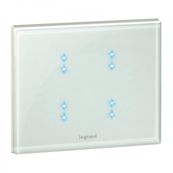COMMANDE KNX TACTILE 2 M BLANC