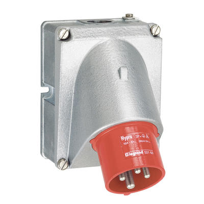 S.CON 16A 4P+T 400V MET IP44
