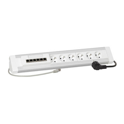 BB 6X2P+T F/B+SWITCH 6 PORTS