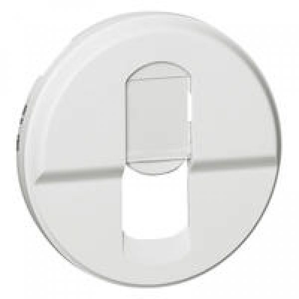Enjoliveur Céliane - prise RJ 45 - Blanc