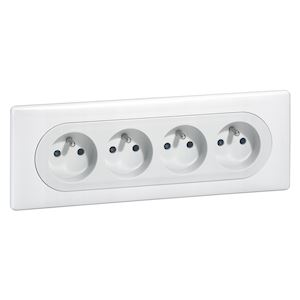 PLAQUE NEUT FCT ETEND 3P BLC