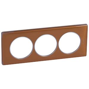 PLAQUE ANODISE 3P 57MM CUIVRE