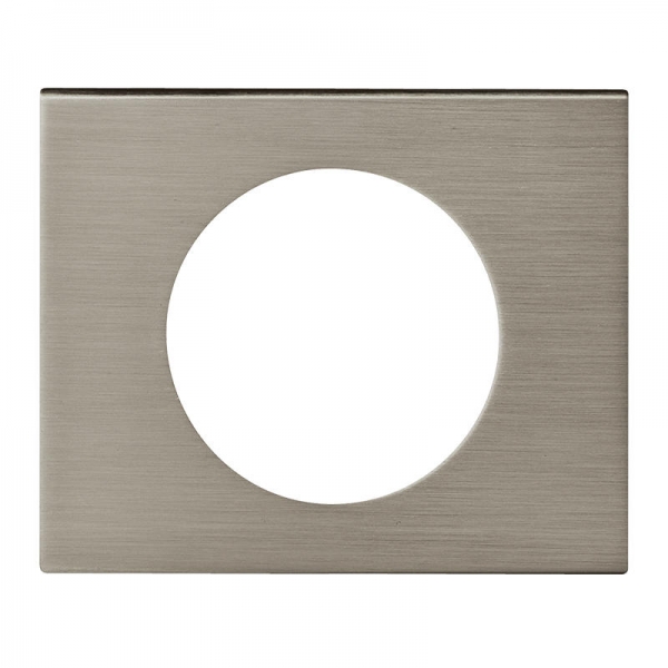 PLAQUE 1P INOX BROSSE