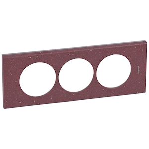 PLAQ MAT 3P 57MM CORIAN P RED