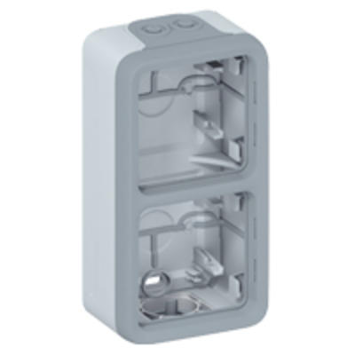 BOITIER 2PV GRIS PLEXO COMPO
