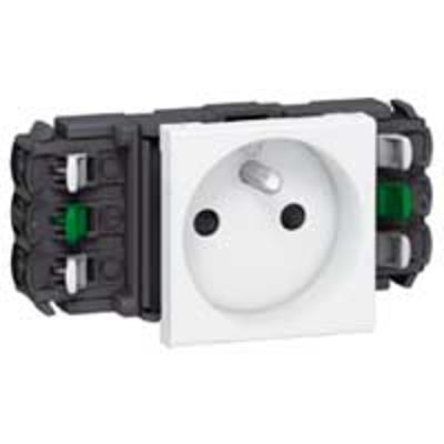 Prise Prog Mosaic pour goulottes DLP- 2P+T - bornes auto - 2 mod