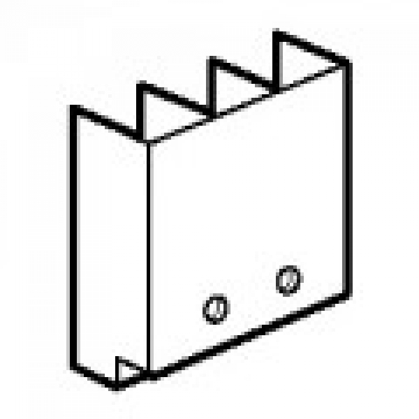 CACHE-BORNE PROT AVAL. 4P. POUR DPX 250. XL-PART 1600
