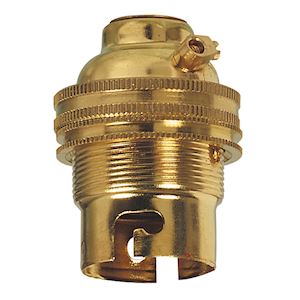 DOUILLE ACIER B22 AVEC BAGUE