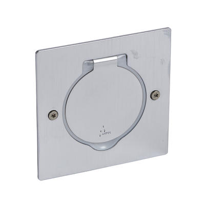 PLATINE CARREE INOX BROS. VIDE