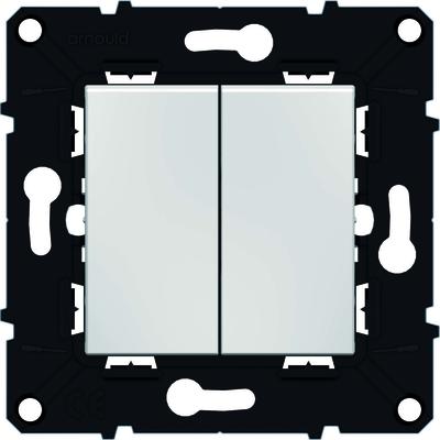 POUSSOIR 6A+VV 10A ESP.EVOL BL