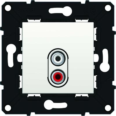 PRISE RCAX2 PRE-CONN ESP.EV BL