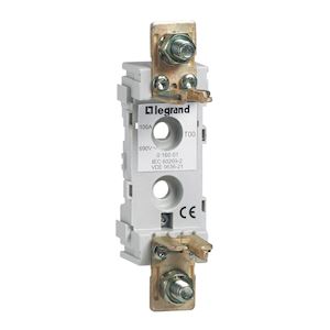 SOCLE C/CTX 00 1P 100A VIS